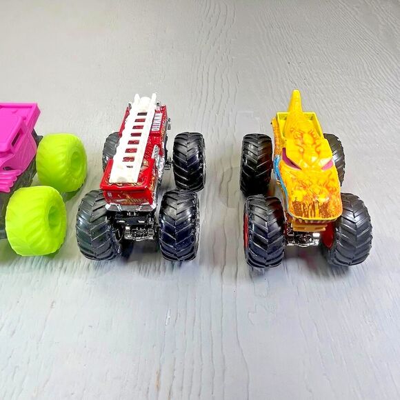 Mattel Hot Wheels Monster Trucks Mega Wrex & Various Brands Lot of 5 - Picture 4 of 13